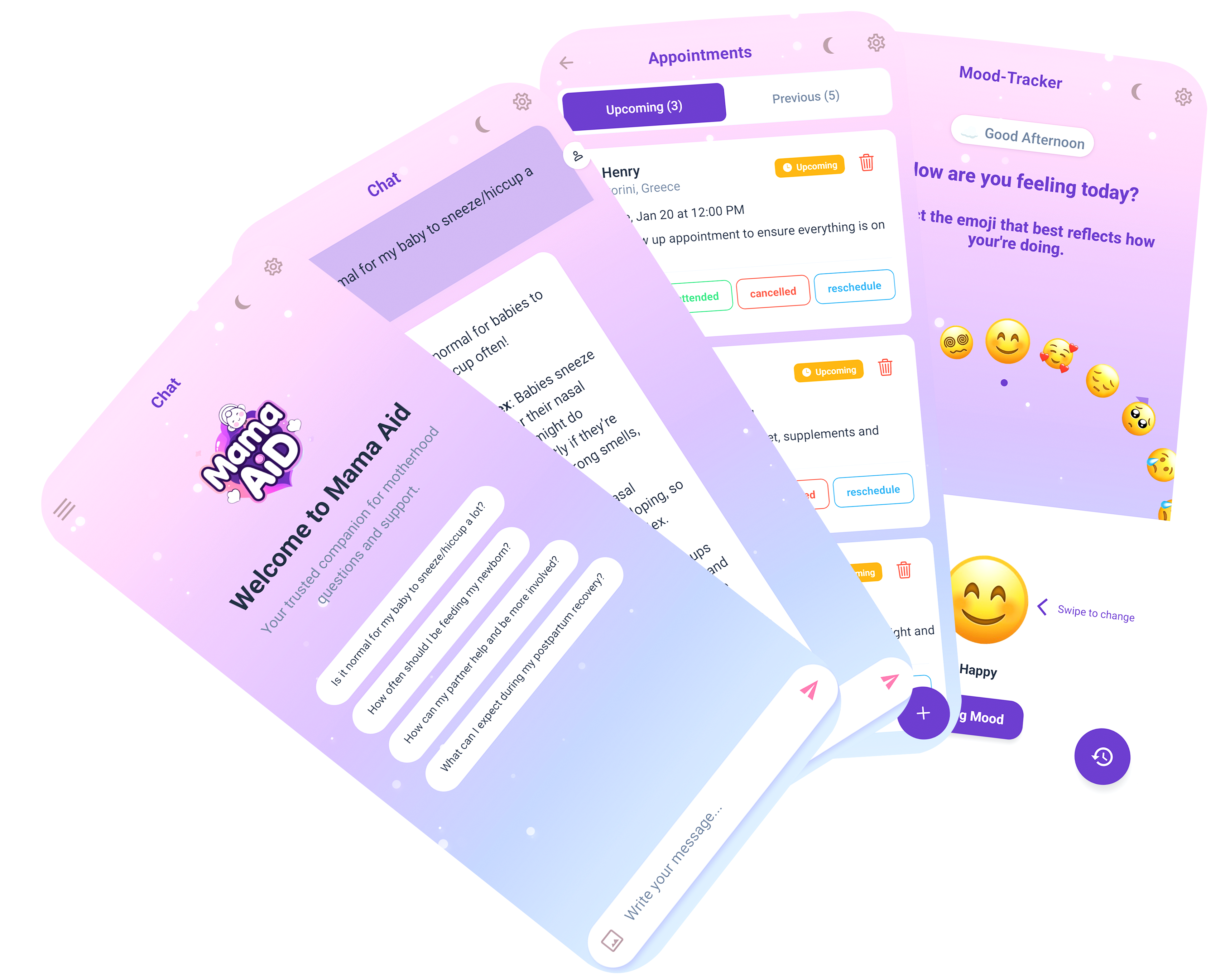 Mama Aid App Preview